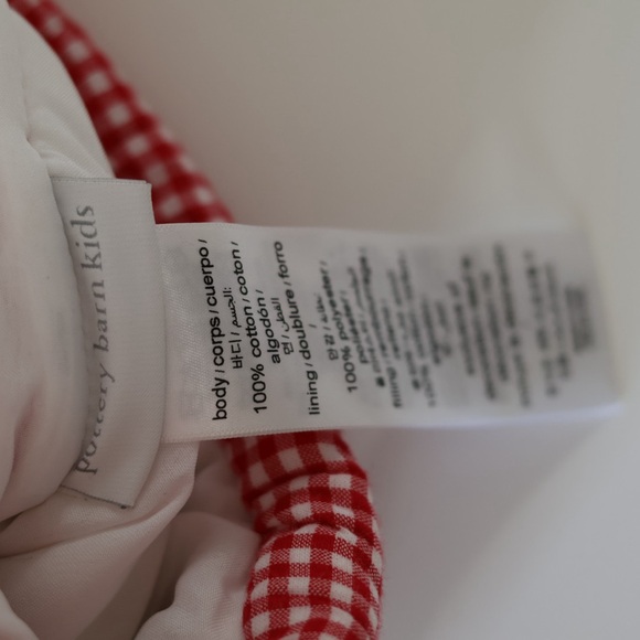 Pottery Barn Quilted Christmas Stocking “Jessica” Monogram - Picture 3 of 5